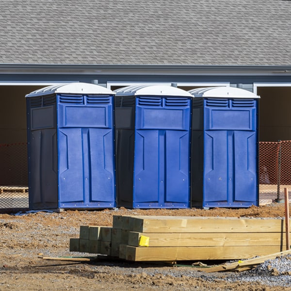 how can i report damages or issues with the portable restrooms during my rental period in Bellevue